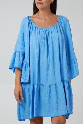 Oversized Gypsy Tiered Smock Dress